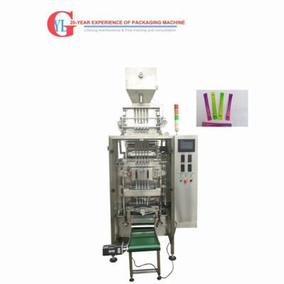 China multifunctional sachet 3/4/side back Sugar/Salt/Sugar Strip/Chilli 5 column granule packaging machine en venta