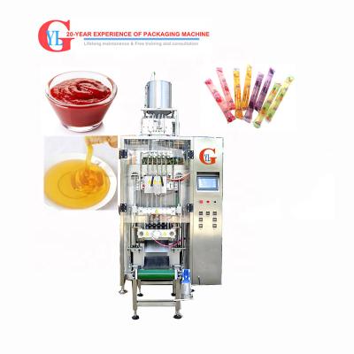 Cina multi line 5 small lane special automatic high speed 3/4/back/vertical side 3/4 side/vertical pouch shape pouch shape 3 sides isolation liquid sachet bag packing machine in vendita