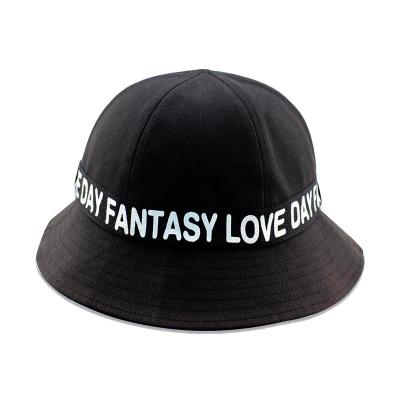 China Wholesale Simple Cotton Print Hats Custom Dome Bucket Character Designer Unisex Adult Character Style Kids For Woman Hat for sale