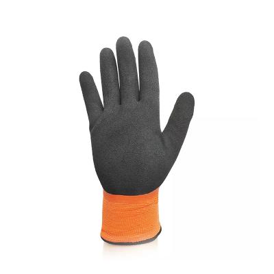 China Anti-smash Good Quality Wholesale Anti-Slip Anti-Smash Double Coated Work Weight Lifting Top Latex Gloves for sale