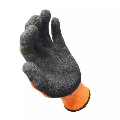 China Anti-slip Great Quality Wholesale Cheap Price Knitted Insulated Latex Coating Anti-Slip Safety Gloves for sale