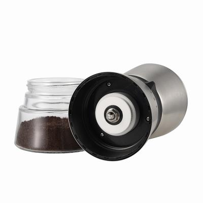 China Car Coffee Grinder Stainless Steel Burr Internal Adjustable Setting Cordless Portable Manual Coffee Grinder for sale