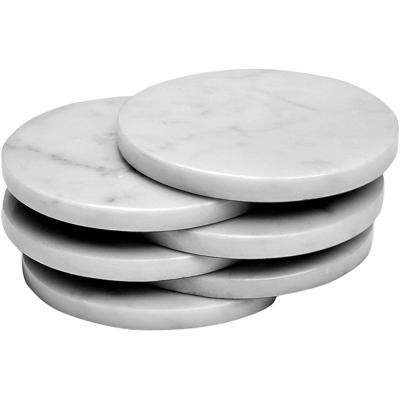 China Stocked Natural Marble Coaster Suitable for Clubs, Bars, Hotels, Restaurants and High End Family Decoration - Series 10 for sale