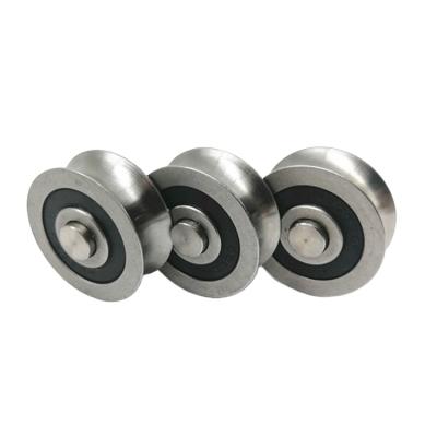 China High Load Bearing Non-Standard Strong Non-Standard Deep Groove Sealing Stainless Steel Bearing Roller For Sliding Door And UPVC Windows for sale