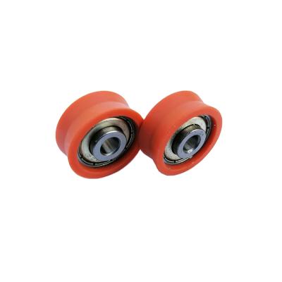 China Factory Price Modern Windows And Doors All Kind Of Nylon U Groove Wheel Rollers With Bearings for sale