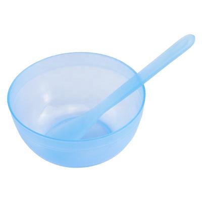 China 1# PET Plastic Bowl Stick Set Two-piece Color Film Plastic Bowl DIY Adjusting Beauty Makeup Tool for sale