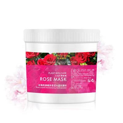 China Soft Barrel Moisturizing Cream 500g Natural Rose Petal Mask Beauty Salon Crystal Special Facial Mask for sale