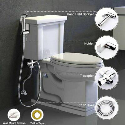 China Modern Portable 304 Stainless Steel Bidet Spray Jet For Toilet 304 Stainless Steel Hand Sprayer Toilet for sale