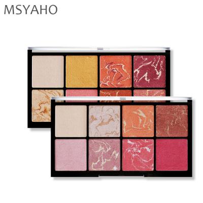 China Professional Waterproof 8 Multicolor Eyeshadow Baking Power Makeup Eyeshadow Shields for sale