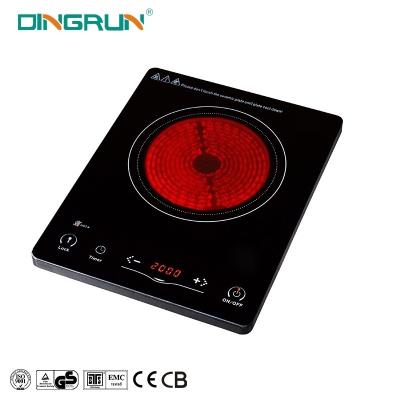 China Hot Sale Induction Cooker 220V Induction Stove 2000W 1 Burner Hotel Vending Cooker Infrared Induction Hobs for sale