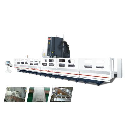 China Aluminum Profile Processing Aviation Parts Structural Industry Profile Safety Cleanness Milling Device Chamfering CNC Machine for sale