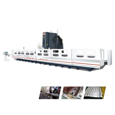 China Aluminum Profile Processing Fully Enclosed Cover Safety Gantry Equipped Automatic Chip Conveyor Milling CNC Machine for sale