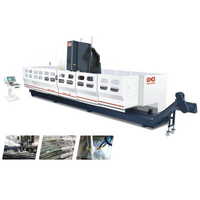 China Aluminum Profile Processing Gantry Drilling 150mm Shaft Diameter External Tracking Chamfering Customized CNC Machine For Metal Steel for sale