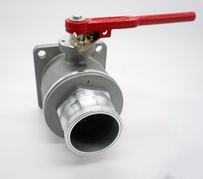 China FUEL TANKER Aluminum Single Side Ball Valve For Fuel Tanker for sale