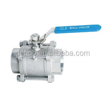 China 3-PC Tank Truck Ball Valve, Caliber, 1000PSI, Locking Handle for sale