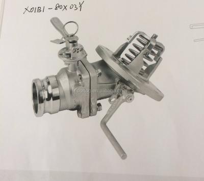 China Industry Suction Valve with Tank Butterfly Valve Assembly for sale