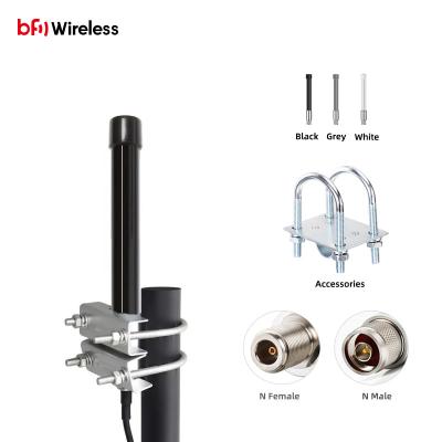 China Helium Antenna 2.4G Wifi FRP Outdoor Omni Lora Communication Fiberglass Dual Band Antenna 40-140cm for sale