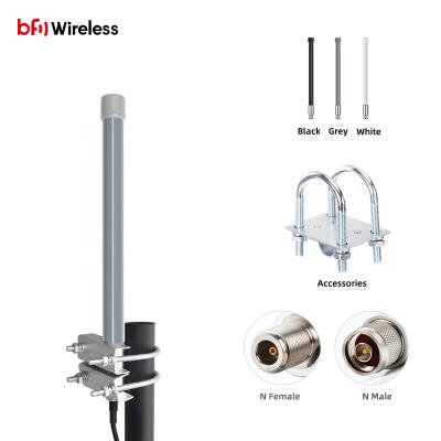 China High Gain Antenna 40-140cm of 6dbi 10dbi 12dbi 433mhz 868MHz 915MHz Lora Outdoor Antenna Fiberglass Outdoor Wifi Customizable for sale