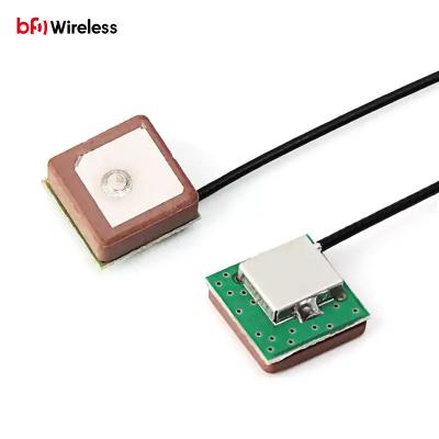 China Small Size Active Ceramic Gps Antenna 1575.42Mhz Location Navigation Gps Antenna In Electronics BWGNSCNX12-12B1Y2L120 for sale