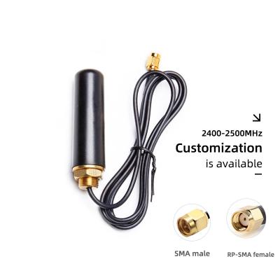 China 5dBi GSM 2.4/5.8G IP68 IP66 WIFI External Waterproof Antenna Screw Mount Antenna With RG174 Cable BW24G0GBX63-20SJL500 for sale