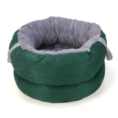 China New Durable High Expectancy Luxury Super Soft Plush Durable Pet Bed For Dog Suede Sleep Pet Bed Cat Multifunctional Pet Bed for sale