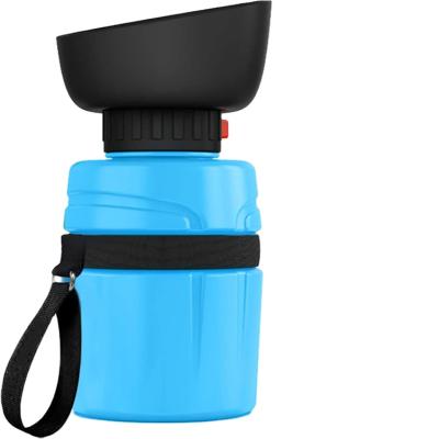 China Viable Portable Squeeze Pet Cat Outdoor Drinking Bottle Going Out Of Bowl 500ml Dog Feeding Drinking Cup And Drinking Bottle for sale