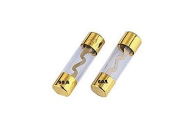 China Des Auto-Selbstfahrzeug-Audioverstärker-Stereos Selbstsicherung 10-80A 32VDC Form-Element-des Glasrohr-AGU 10x38mm mit dem Gold überzogen zu verkaufen