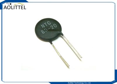 중국 회로 보호 MF72 힘 NTC 서미스터 8D-20 8D20 8ohms 6Amp 20mm 돌입 현재 제한기 판매용