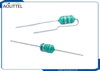 China 0.22uH 400mA 0.4Ohm 25.2MHZ Wireless Charger Coil , Epoxy Coated Choke Axial Fixed Inductor Colour Code 2.8x4.8mm for sale