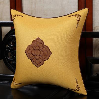 China Solid Viable Custom Canvas Furniture Embroidery Decorative Pillowcase Pillow Case for sale