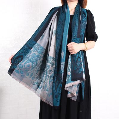 China 2021 New Chiffon Casual Scarf Large Cotton Custom Long Knitted Scarves for sale