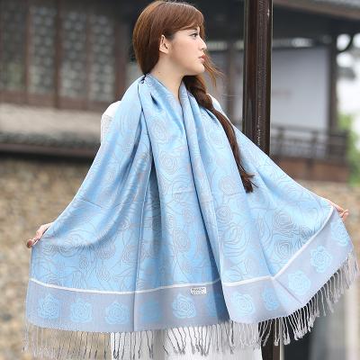 China 2021 Wholesale Women's Winter Casual Thick Cotton Warm Thick Shawl for sale