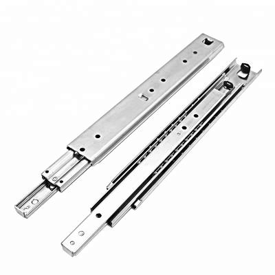 China Industrial Ball Bearing Mount Slide 120kg Heavy Duty Load Bearing Rail Slides 53mm Bottom Drawer Slides en venta