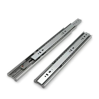 中国 3 Fold+Full Extension+Ball Bearing+Cushion Pull Out Soft Narrow Drawers Guides For Drawers 販売のため