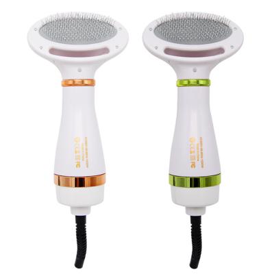 China Durable Portable and Quiet 2 in 1 Pet Dryer Grooming Hair Dryer Pet Fan Dryer with Mold Slicker Brush for sale