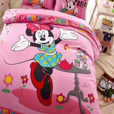 China Home 3D Printing Cartoon Comforter Set Cotton Sheet Set Fill Digital Printing Microfiber for sale