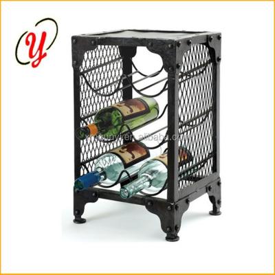 China Modern Creative Home Used Decoration Wine Rack Metal Furniture Customized Wine Rack Inserts For Cabinets for sale