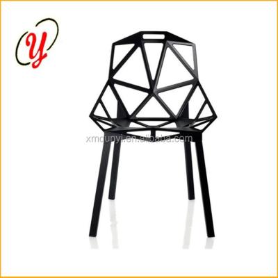 China Modern Cheap Reinforced Plastic Chair Metal Frame Creative Chair Also Available for sale