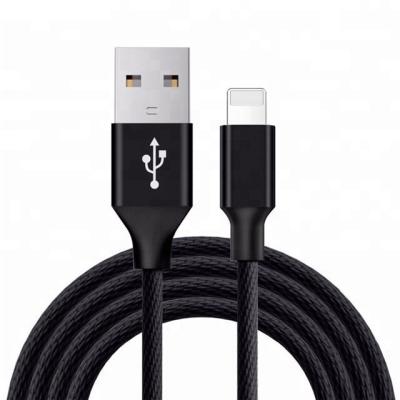 China New Knitting Technology 1m 2m 3m Quick Charging USB Cable Weaving Charger Cord For iPhone Cable for sale