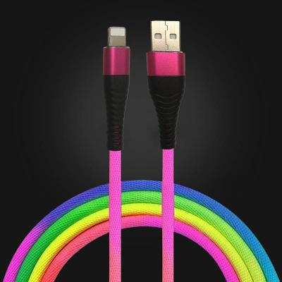 China MP3/MP4 Player Dropshipping Micro USB Cable Rainbow USB Cable 1.5 Meter Popular Products 2019 Mobile Phones for sale