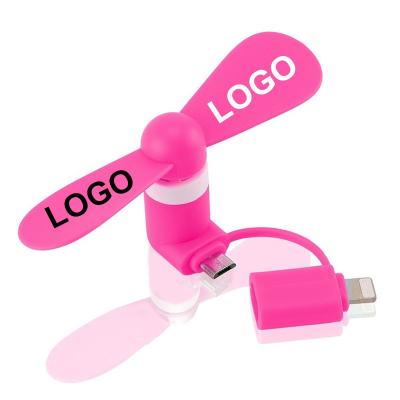 China Add Inner Protective Board To Avoid Burning Mobile Phone Easy To Travel Electronic Logo Universal Micro Mini USB Instruments Fan Custom Cooler Summer Portable Cooling Fan for sale