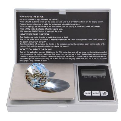 China ABS + Stainless Steel 100g 0.01g Pocket Jewelry Gold Gram Electronic Balance Digital Scale for sale