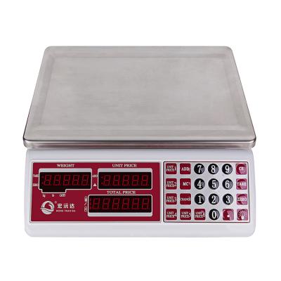 China With Tray Home Scale and 30Kg New Digital Store Electronic Price Calculating Weighing Fruit Scale for sale