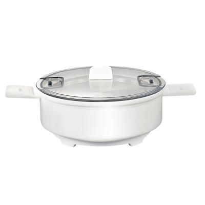 China Outdoor Collapsible Portable Electric Boiling Steamer Pad Cord Safe Portable Dry Separable Travel Area Hot Pot for sale