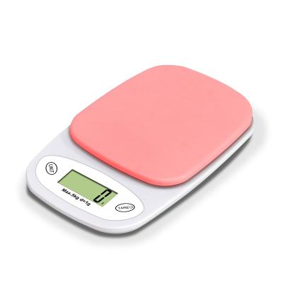 China OEM Digital Multifunction Grams And Ounces 5Kg 11Lb Electronic Kitchen Food Scale 180x130x20.5 Mm for sale