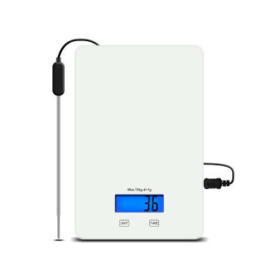 China With themometer New Design Thermometer Perfect Bake Pro 15100G Kitchen Scale Usb Charger With Thermometer for sale