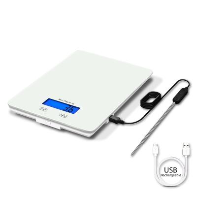 China With Themometer Tare Function Food Coffee 15000Kg Digital Electronic Kitchen Scale With Temperature Gauge for sale