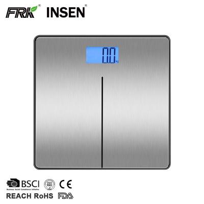 China Body Weight Analog-Digital Bathroom Scales 200Kg 440Lb Stainless Steel Part Scale for sale