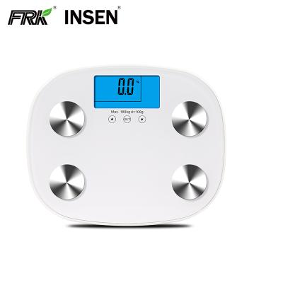 China Bmi Scale 180Kg 396Lb Digital Scale Home Medical Bathroom Fat Water Content Health Weight Measurement Scale for sale