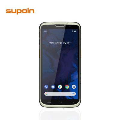 China GMS Android 10.0 Industrial PDA Handheld Mobile Computer with Zebra/Honeywell 2D Barcode Scanner Data Collector for sale